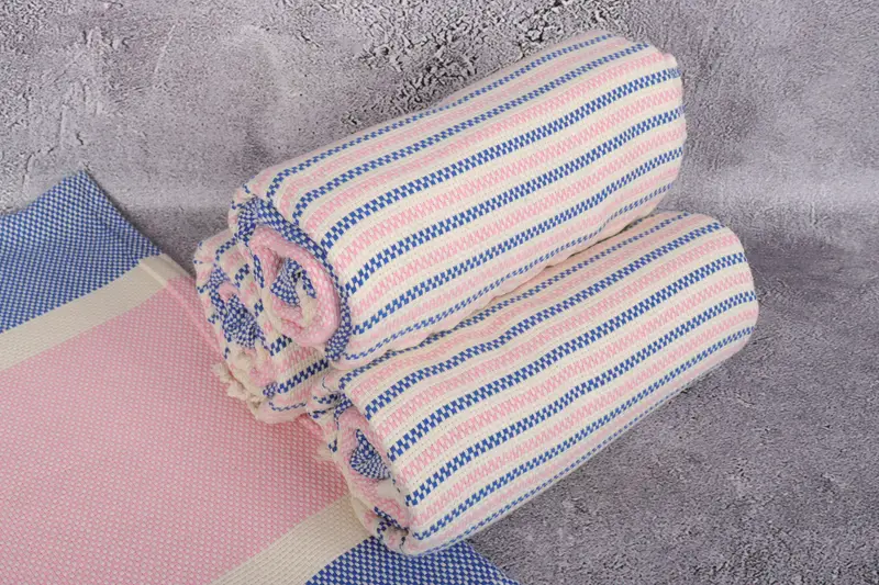 Travel towel, 70x40 Cotton Geometric Towel, Sand-free towel, First Wedding Anniversary Gift, Home Decor Gifts, Bridesmaid Gifts Personalized - 7