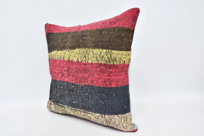 Gift Pillow, Antique Pillows, Pillow Case, Ethnic Throw Pillow Sham, Boho Pillow Sham Cover, Southwestern Pillow Cover, 20x20 Pink Cushion Case - 4