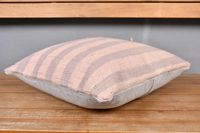 Pillow, Turkish Pillow, 16x16 Pink Pillow, Authentic Cushion Cover, Antique Pillows, Vintage Pillow, Outdoor Throw Pillow Sham - 4