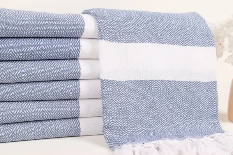 Bridal Gifts, Sand-free towel, Turkish Towel Monogram, Luxury Turkish Bath Towel, Bridesmaid Gifts, Absorbent towel, 70x40 Cotton Diamond Towel - 2