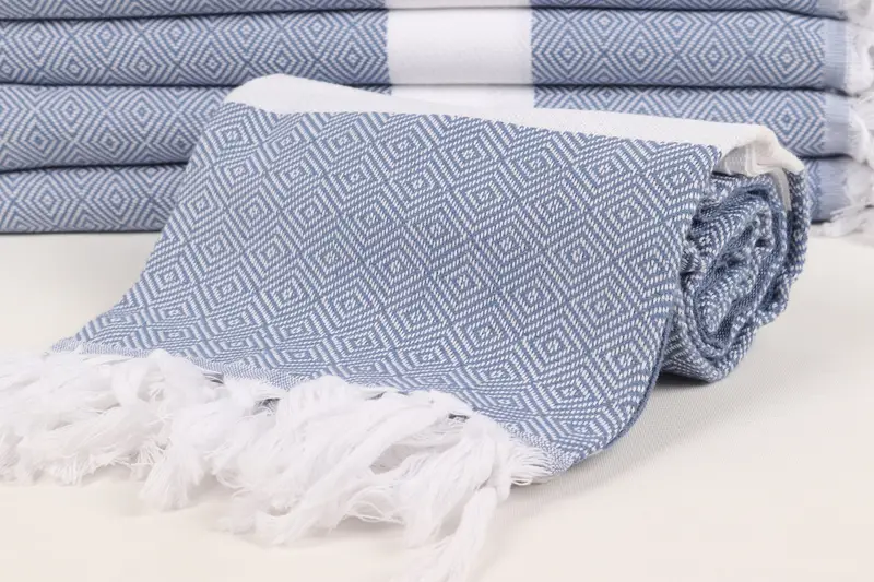 Bridal Gifts, Sand-free towel, Turkish Towel Monogram, Luxury Turkish Bath Towel, Bridesmaid Gifts, Absorbent towel, 70x40 Cotton Diamond Towel - 4