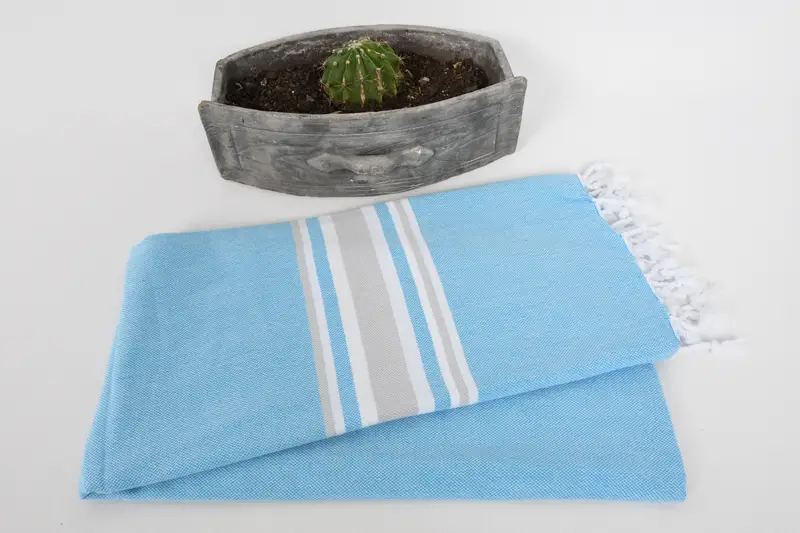 Housewarming Gift, 70x40 Cotton Striped Towel, Bridesmaid Gifts, Organic Towel, Cancun Bachelorette Party Gift Ideas, Halloween Gifts, Custom Gift - 4