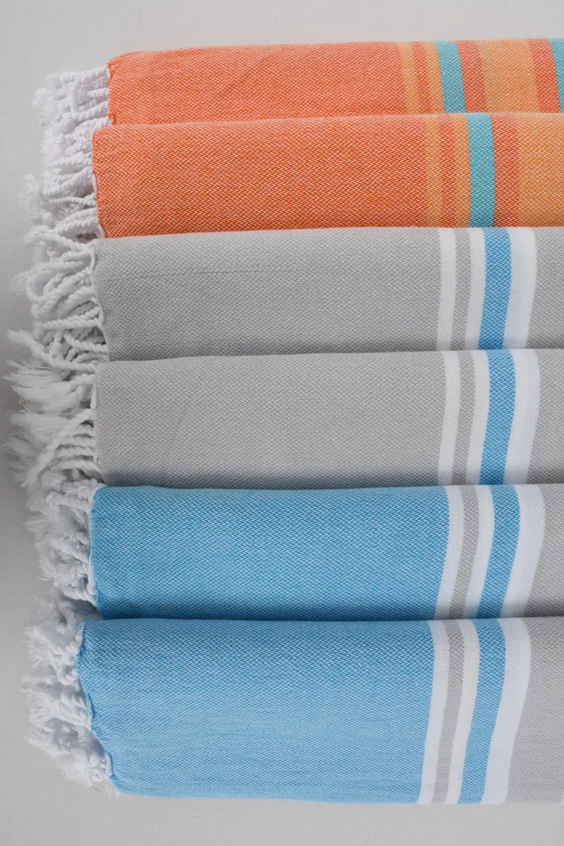 Housewarming Gift, 70x40 Cotton Striped Towel, Bridesmaid Gifts, Organic Towel, Cancun Bachelorette Party Gift Ideas, Halloween Gifts, Custom Gift - 3