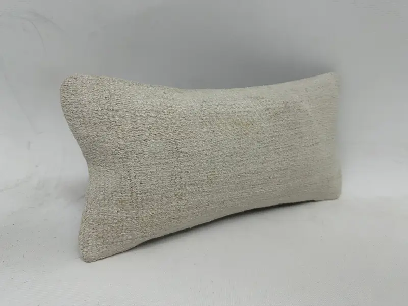 8x16 White Pillow Cover, Home Decor Pillow, Pillow for Sofa, Pillow Case, Boho Pillow Sham Cover, Vintage Kilim Pillow Pillow, Ethnic Cushion - 3