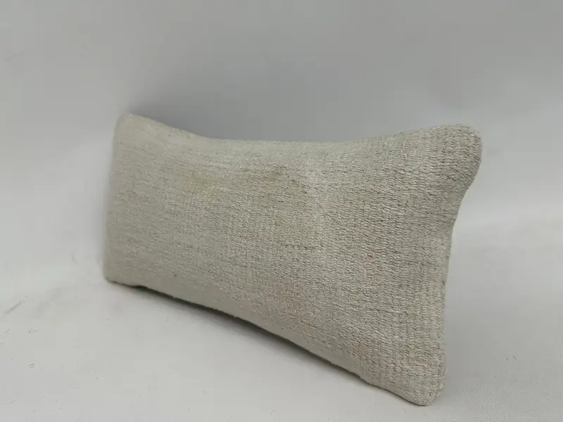 8x16 White Pillow Cover, Home Decor Pillow, Pillow for Sofa, Pillow Case, Boho Pillow Sham Cover, Vintage Kilim Pillow Pillow, Ethnic Cushion - 4