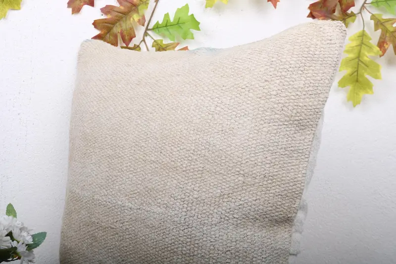 Lounge Throw Cushion Cover, Vintage Kilim Throw Pillow, Cushion, 20x20 White Cushion Cover, Kilim Pillow Cover, Home Decor Pillow - 5