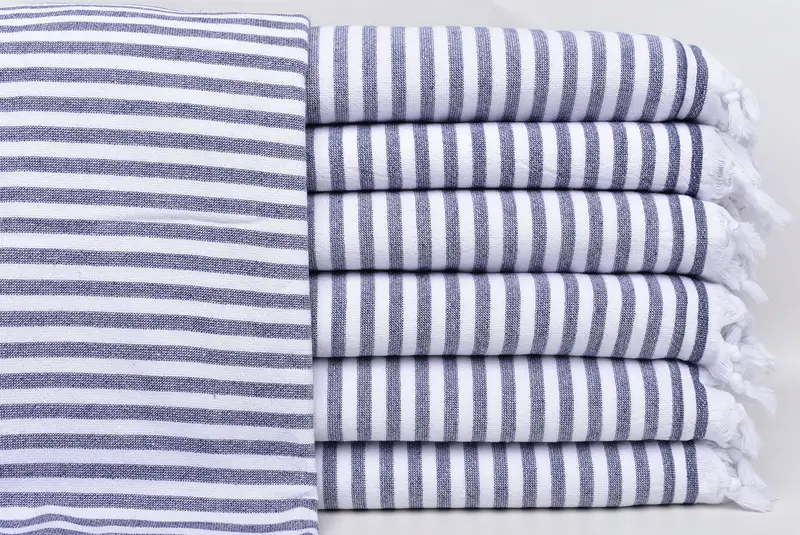 刺繍されたタオル、家族のギフトバスケット、家の装飾ギフト、独身パーティーの好意、ゲストタオル、70x36コットンテリーストライプタオル、カスタマイズされたタオル - 1