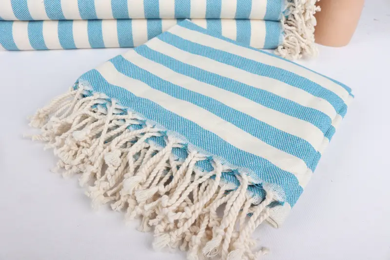 68x40 Cotton Striped Towel, Gift For Wedding Day, Bath towel, Xmas Gifts, Monogram Beach Towel, Quick-Dry Beach Towel, Customized Turkish Towel - 5