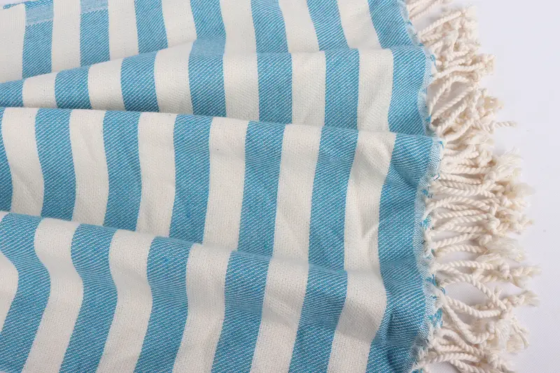 68x40 Cotton Striped Towel, Gift For Wedding Day, Bath towel, Xmas Gifts, Monogram Beach Towel, Quick-Dry Beach Towel, Customized Turkish Towel - 8