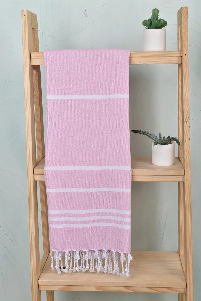 Absorbent towel, Antibacterial Turkish peshtemal towel, Turkish Towel Beach, Bridesmaid Gifts Personalized, 70x40 Cotton Striped Towel, Beach towel - 8