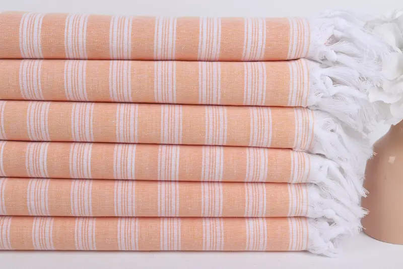 70x40 Cotton Striped Towel, Bridesmaid Gift, Bachelorette Party Decorations, Spa Towel, Unique Gift, Monogrammed Turkish Towel, Turkish beach towel - 3