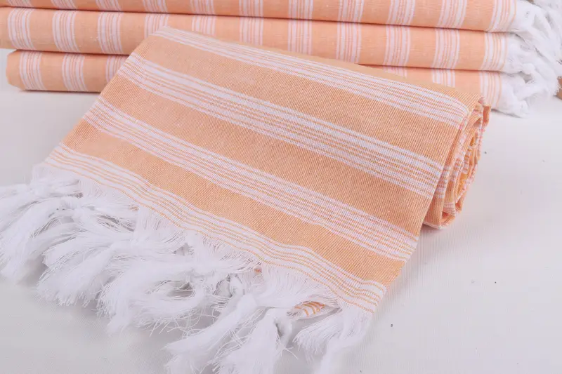 70x40 Cotton Striped Towel, Bridesmaid Gift, Bachelorette Party Decorations, Spa Towel, Unique Gift, Monogrammed Turkish Towel, Turkish beach towel - 4