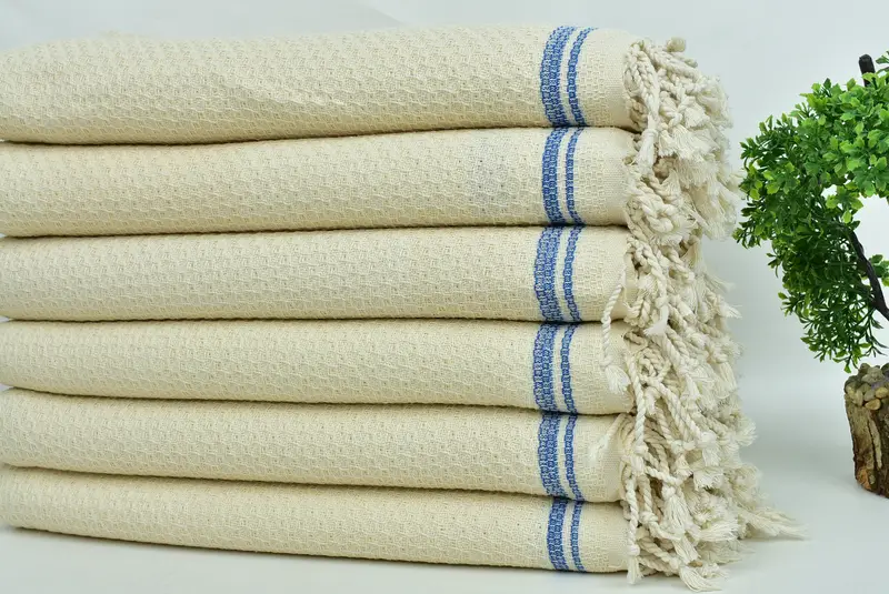 Personalized Towel Gift, 68x36 Cotton Striped Towel, Gift For Him, Bridesmaid Gift Towel, Bridal Shower Favor, Turkish Towel USA, Wedding Towel - 3