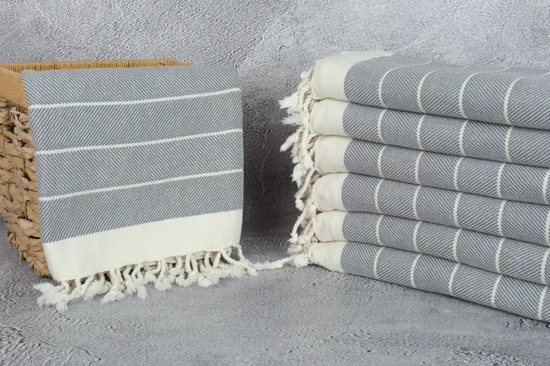 70x40 Cotton Herringbone Towel, Mother Of The Groom Gift, Wedding Towel, Bachelor Bachelorette Party Favors, Housewarming Gift, Large Turkish Towel - 3