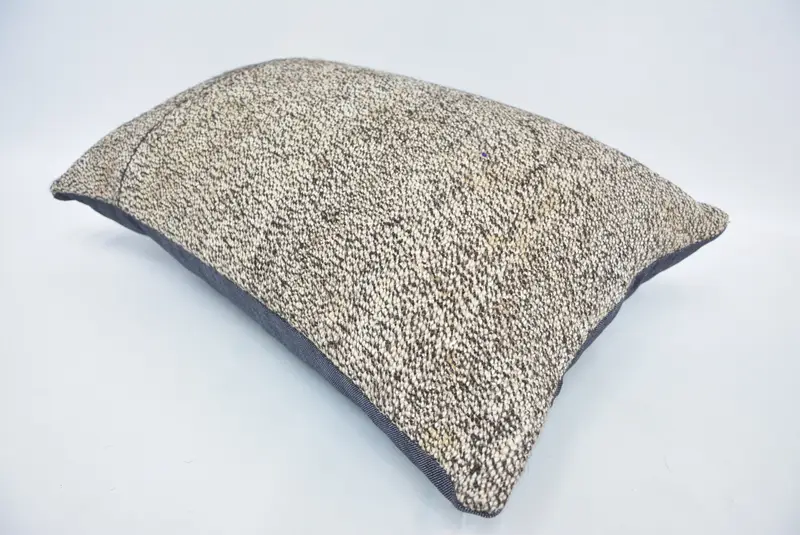 Interior Designer Pillow, Outdoor Bolster Pillow, 16x24 Brown Pillow Case, Handmade Kilim Cushion, Ethnical Kilim Rug Pillow, Pillow - 6