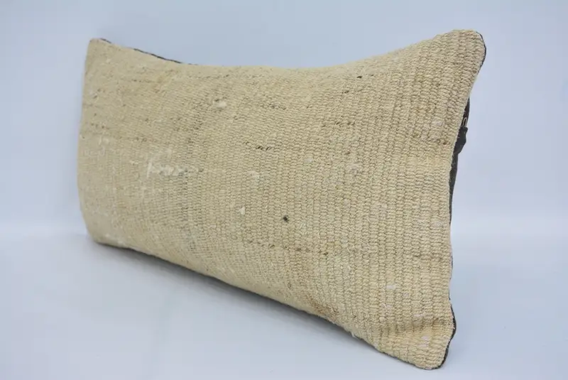Geometric Embroidered Pillow, 12x24 Inches Decorative Pillow - 4