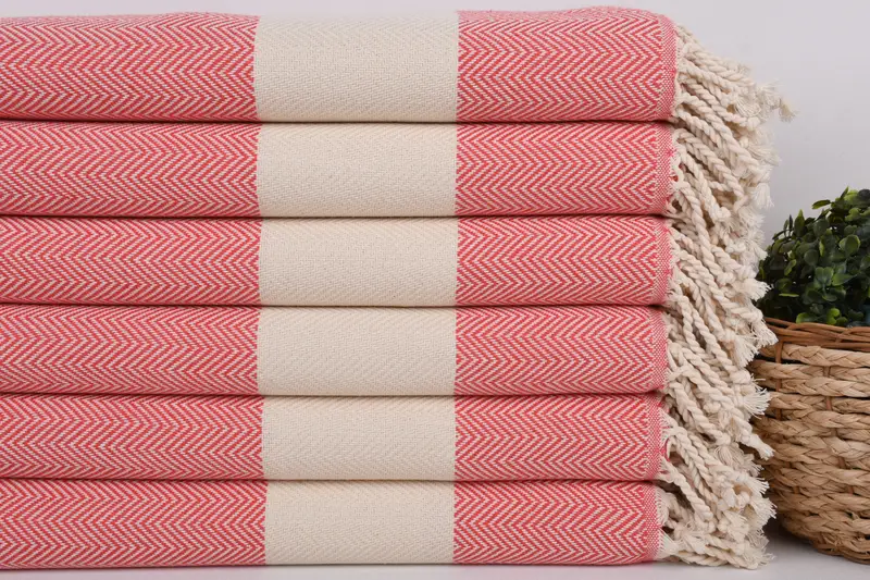 Embroidered Towel, 70x40 Cotton Herringbone Towel, Turkish Beach Towel Bulk, Embroidery Towels, Large Turkish Towel, Yoga Towel, Turkish beach towel - 2