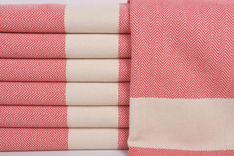 Embroidered Towel, 70x40 Cotton Herringbone Towel, Turkish Beach Towel Bulk, Embroidery Towels, Large Turkish Towel, Yoga Towel, Turkish beach towel - 1