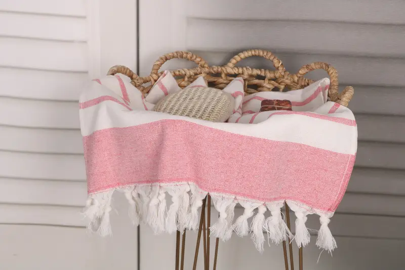 Xmas Gifts, Personalized Kitchen Towel, Bathroom Towels, Spa Towel, Turkish Towel Hand Towel, 36x18 Cotton Striped Towel, Anniversary Gift For Her - 2
