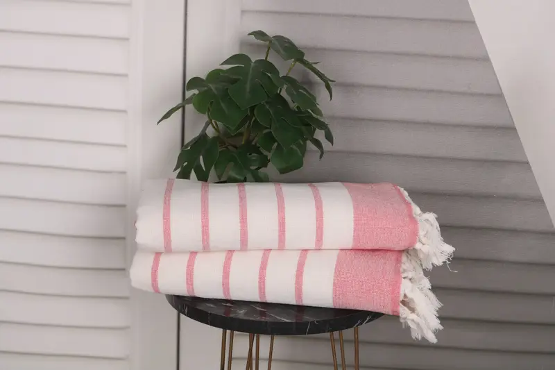 Xmas Gifts, Personalized Kitchen Towel, Bathroom Towels, Spa Towel, Turkish Towel Hand Towel, 36x18 Cotton Striped Towel, Anniversary Gift For Her - 3