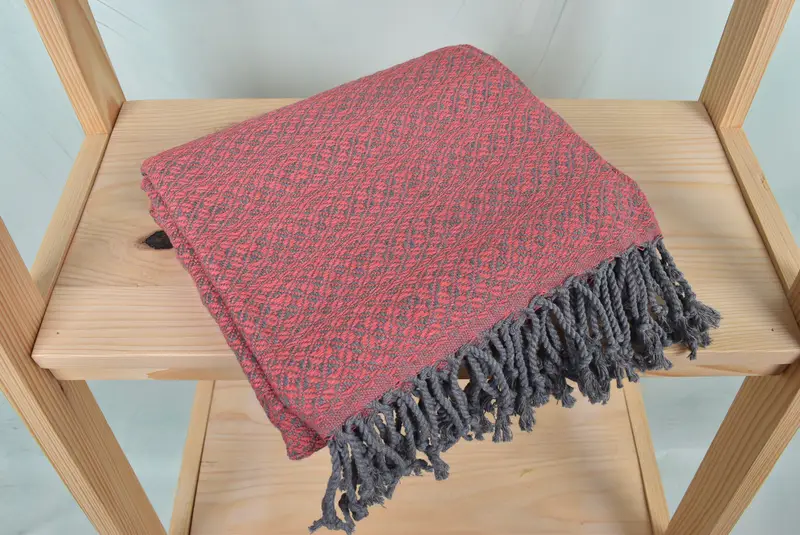 Personalized Towel, Personalized Gift For Her, Handwoven Turkish bath towel, Cotton towel, Personalized Wedding Gift, 70x40 Cotton Geometric Towel - 5