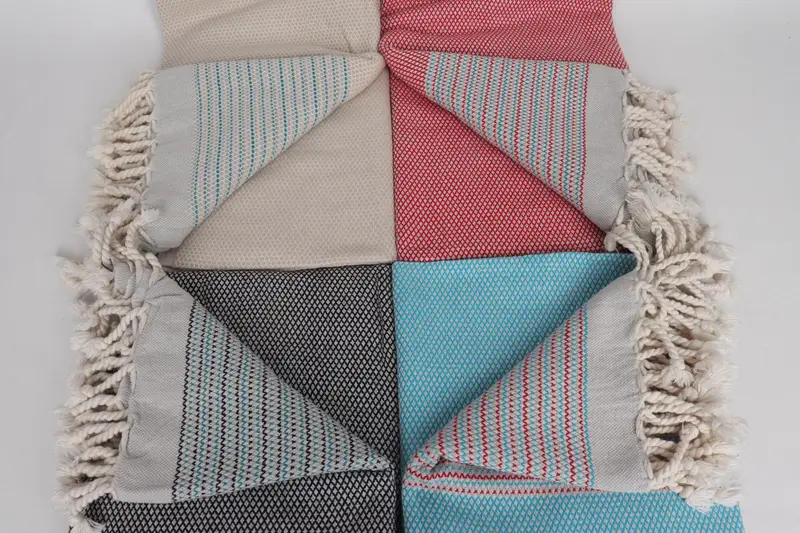 64x40 Cotton Striped Towel, Thin towel, Customized Towels, Soft towel, Bachelor Towel, Luxury Turkish peshtemal beach towel, Gifts For Him - 4