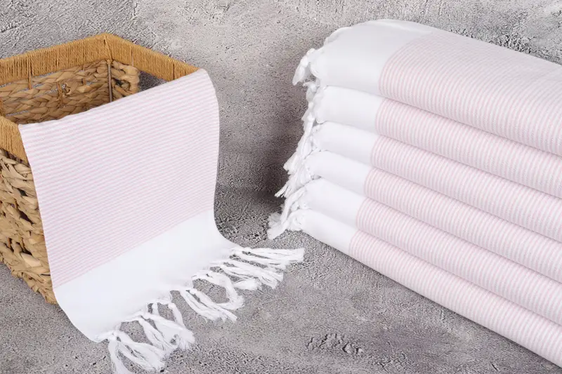 Bathroom Towel, Girl Trip Party Favor, Bathroom Towels, Boyfriend Gift, 40x18 Cotton Striped Towel, Personalized Hand Towel, Small Bath Towels - 3