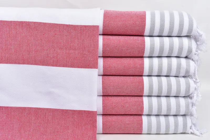 Turkish Hand Towel, Welcome Wedding Gift, Monogram Hand Towel, Boyfriend Gift, Gym Towel, Wedding Favors, 40x24 Cotton Striped Towel, Handmade Gift - 1