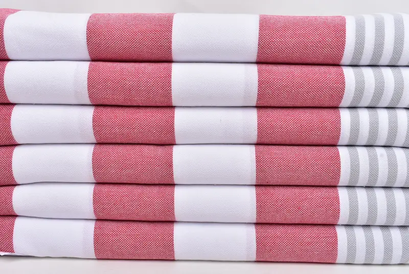 Turkish Hand Towel, Welcome Wedding Gift, Monogram Hand Towel, Boyfriend Gift, Gym Towel, Wedding Favors, 40x24 Cotton Striped Towel, Handmade Gift - 2