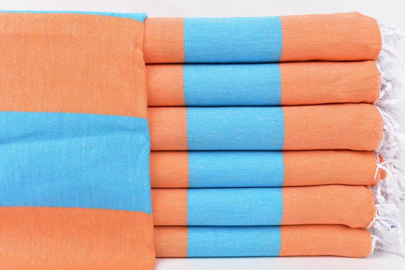 Girl Trip Party Favor, Monogram Beach Towel, 70x40 Cotton Striped Towel, Embroidered Turkish Towel, Sand-free towel, Peshtemal Towel, Peshtemal - 1