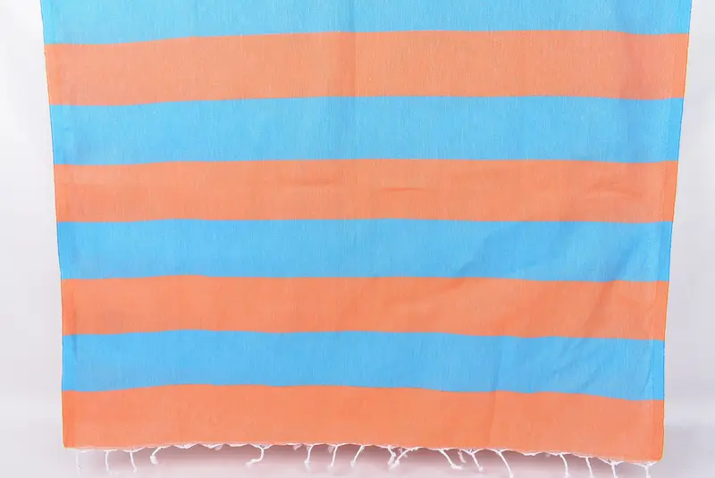 Girl Trip Party Favor, Monogram Beach Towel, 70x40 Cotton Striped Towel, Embroidered Turkish Towel, Sand-free towel, Peshtemal Towel, Peshtemal - 8