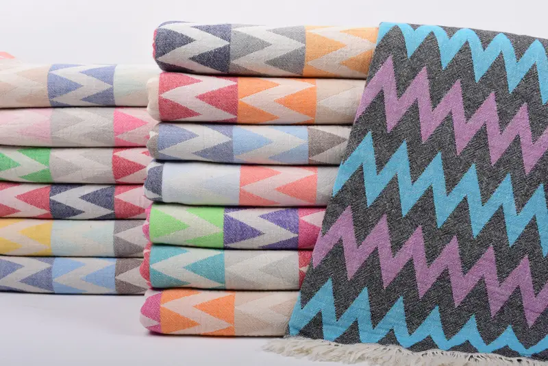 Custom Bath Towel, Bridesmaid Gift Towel, Bridesmaid Towel, Cotton towel, Monogram Turkish Towel, 70x40 Cotton Zigzag Design Towel, Baby Boy Gift