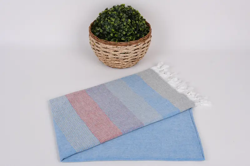 68x40 Cotton Striped Towel, Friends Beach Towel, Handwoven Turkish bath towel, Soft towel, Personalized Towel, Bachelorette Party Gift, Bridal Gifts - 4