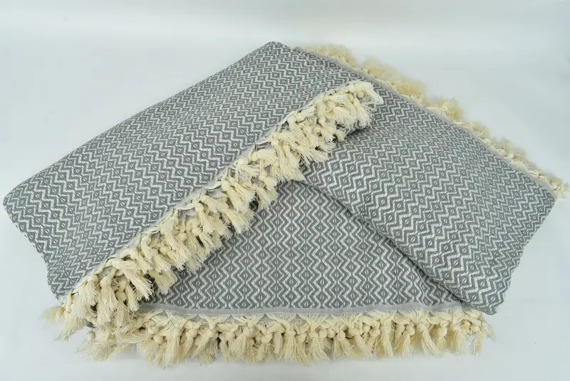 Brautduschengeschenk, Spa Geschenk, maßgeschneidertes Hochzeitsgeschenk von Brautjungfer, türkische Decke Queen, 96x80 Baumwolldiamanttuch, Bettdecke, Wurfdecke - 6