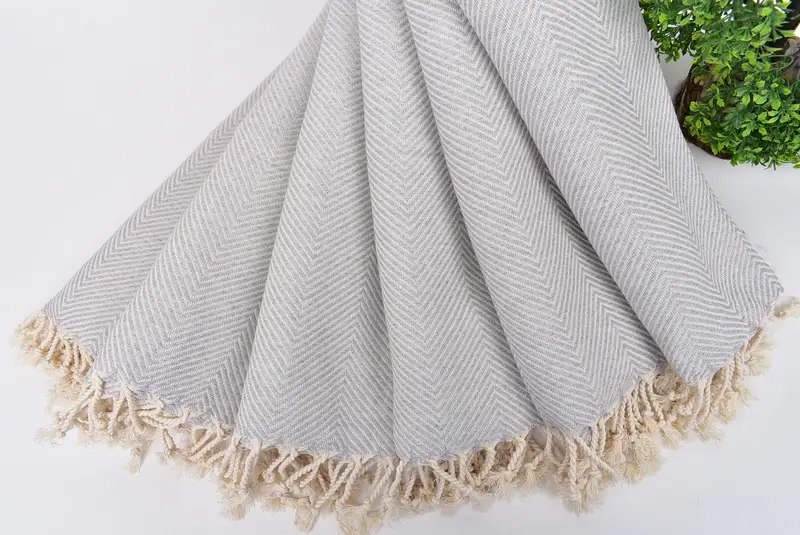 Kitchen Towel, 40x20 Cotton Herringbone Towel, Personalized Gifts, Decorative Towel, Personalized Dish Towel, Bachelorette Gifts, Gift For Her - 4