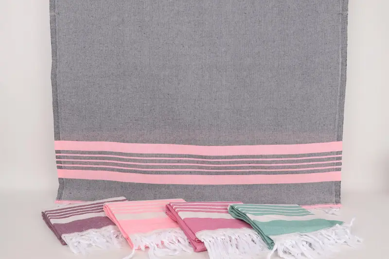 Summer Towel, Bachelorette Gifts, Large Beach Towel Personalized, Engagement Gift, Bridesmaid Gift, Turkish beach towel, 70x40 Cotton Striped Towel - 8