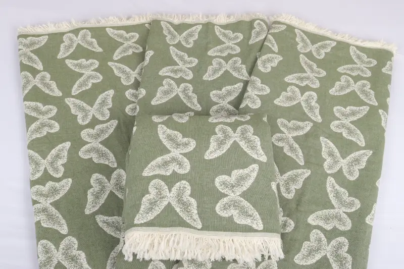 Personalized Gifts, 96x80 Cotton Butterfly Pattern Towel, Wedding Favors, Boho Throw Blankets, Extra Large Tablecloth, Valentines Day Gift For Him - 5