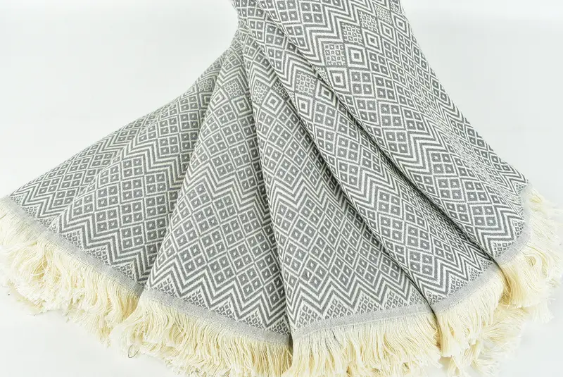 Welcome Wedding Gift, Turkish Towel Beach Towel, 70x40 Cotton Diamond Towel, Beach towel, Gym Towel, Best Beach Towel, Custom Beach Towel - 4