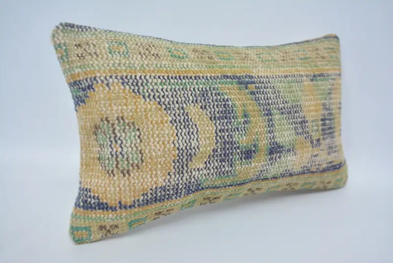 Turkish Pillow, Boho Pillow Sham Cover, 12x20 Orange Pillow Sham, Turkish Bench Pillow Sham, Interior Designer Pillow, Pillow Sham - 3