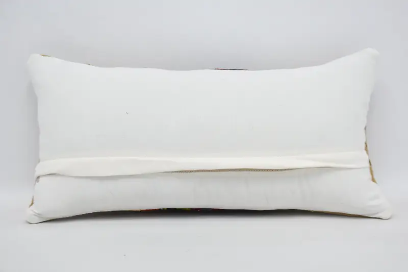 Christmas Cushion, Kilim Pillow, 12x24 Beige Cushion, Turkish Kilim Pillow, Designer Throw Cushion Case, Cushion Case, Gift Pillow - 6