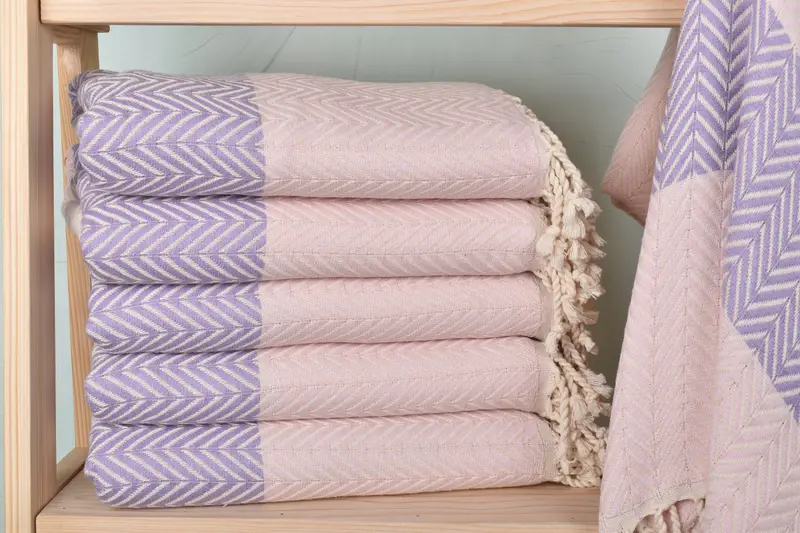 Spa Towel, Bachelor Bachelorette Party Favors, 70x40 Cotton Chevron Towel, Home Decor Towel, Bridesmaid Gift Towel, Housewarming Gift, Organic towel - 1