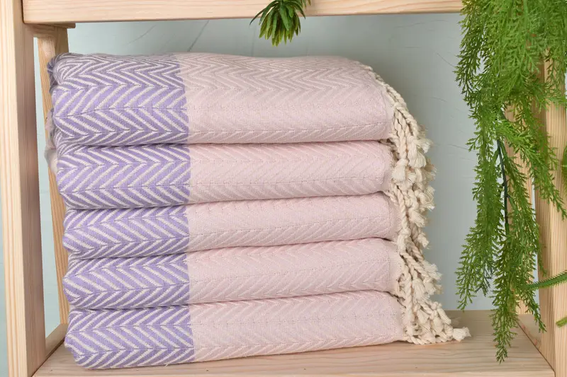 Spa Towel, Bachelor Bachelorette Party Favors, 70x40 Cotton Chevron Towel, Home Decor Towel, Bridesmaid Gift Towel, Housewarming Gift, Organic towel - 2