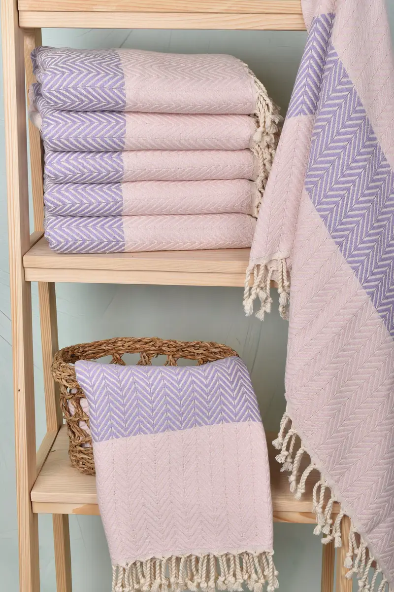 Spa Towel, Bachelor Bachelorette Party Favors, 70x40 Cotton Chevron Towel, Home Decor Towel, Bridesmaid Gift Towel, Housewarming Gift, Organic towel - 3