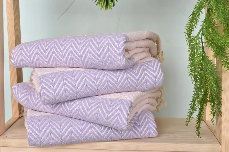 Spa Towel, Bachelor Bachelorette Party Favors, 70x40 Cotton Chevron Towel, Home Decor Towel, Bridesmaid Gift Towel, Housewarming Gift, Organic towel - 7
