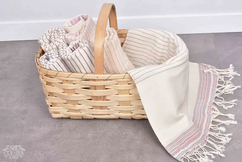 68x36 Cotton Striped Towel, Travel towel, Absorbent towel, Custom Wedding Gift From Bridesmaid, Beach Towel Bulk, Bachelor Gift, Travel Towel - 7