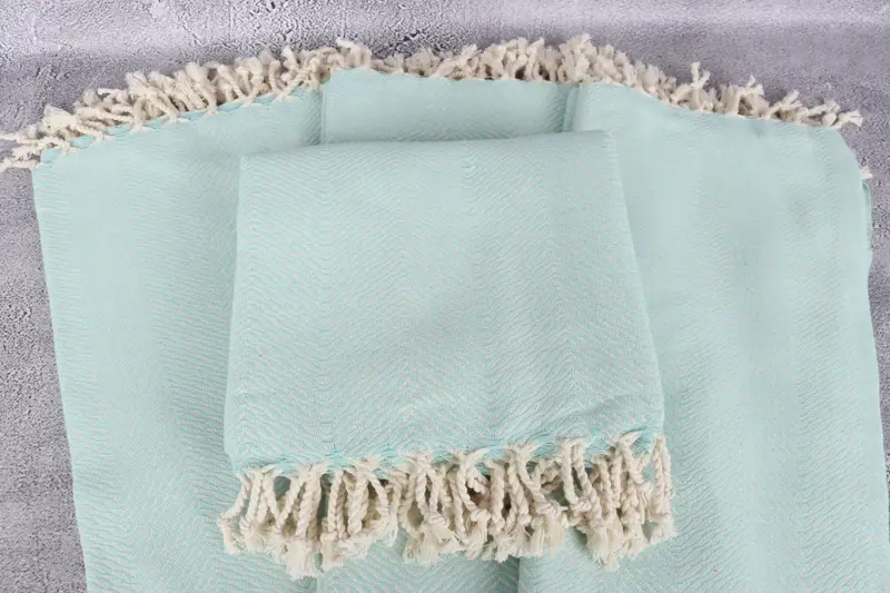 Embroidery Towels, Thin towel, Peshtemal Towel, 70x40 Cotton Chevron Towel, Sand-resistant Turkish towel for travel, Travel towel, Bridesmaid Gifts - 4