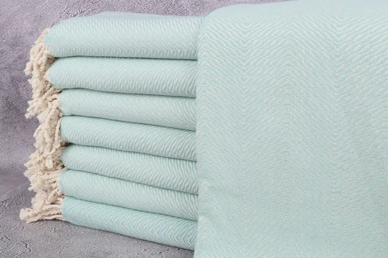 Embroidery Towels, Thin towel, Peshtemal Towel, 70x40 Cotton Chevron Towel, Sand-resistant Turkish towel for travel, Travel towel, Bridesmaid Gifts - 1