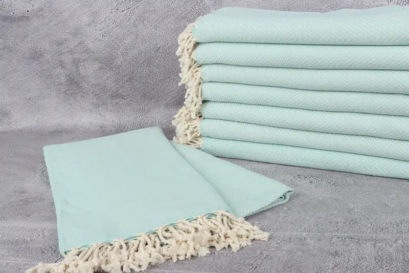 Embroidery Towels, Thin towel, Peshtemal Towel, 70x40 Cotton Chevron Towel, Sand-resistant Turkish towel for travel, Travel towel, Bridesmaid Gifts - 2