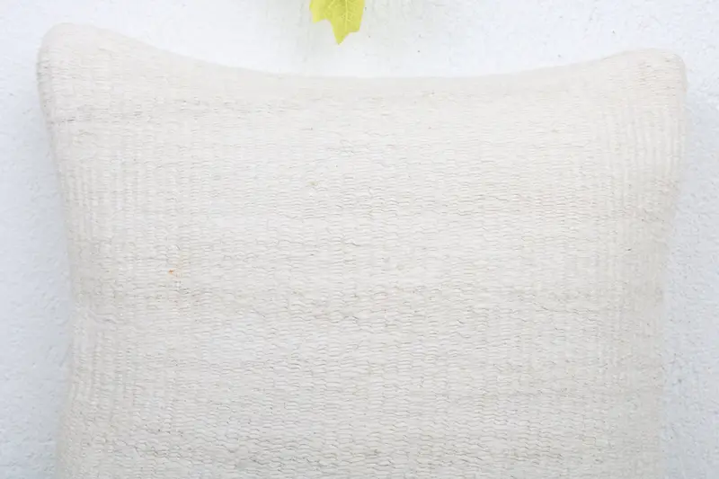 Outdoor Bolster Pillow Cover, Throw Kilim Pillow, 12x12 White Pillow Sham, Accent Throw Pillow, Gift Pillow, Cushion Cover, Pillow for Couch - 4