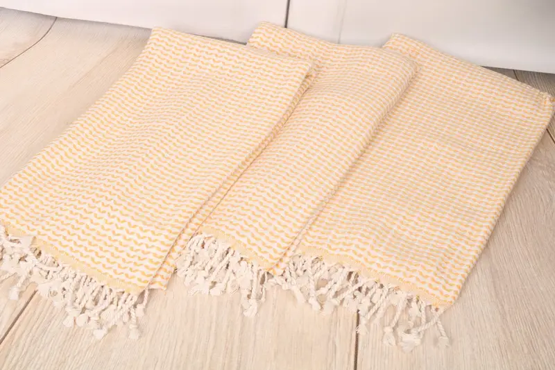 Personalized Gifts, Organic towel, Luxury Turkish Bath Towel, 70x40 Cotton Diamond Towel, Personalized Wedding Gift, Welcome Wedding Gift, Gym Towel - 6